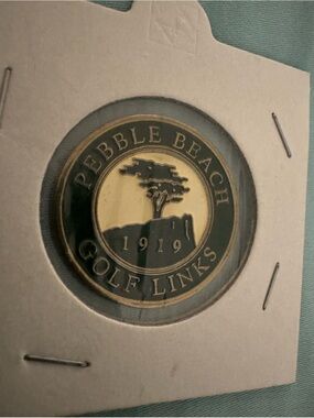 Pebble Beach Golf Ball Marker
